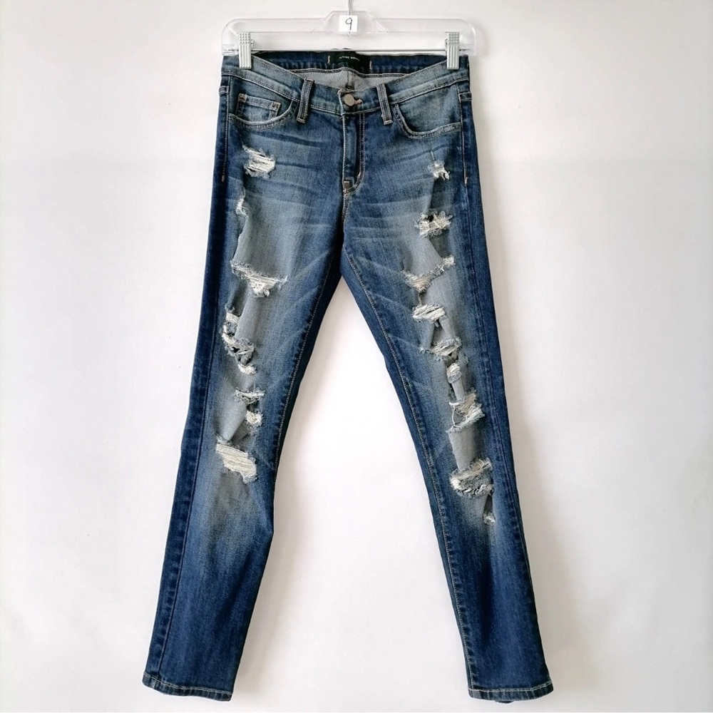 Distressed flying monkey  Blue Jeans
